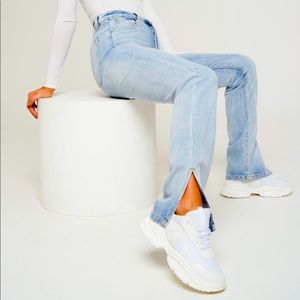 Misguided Split Hem Jeans